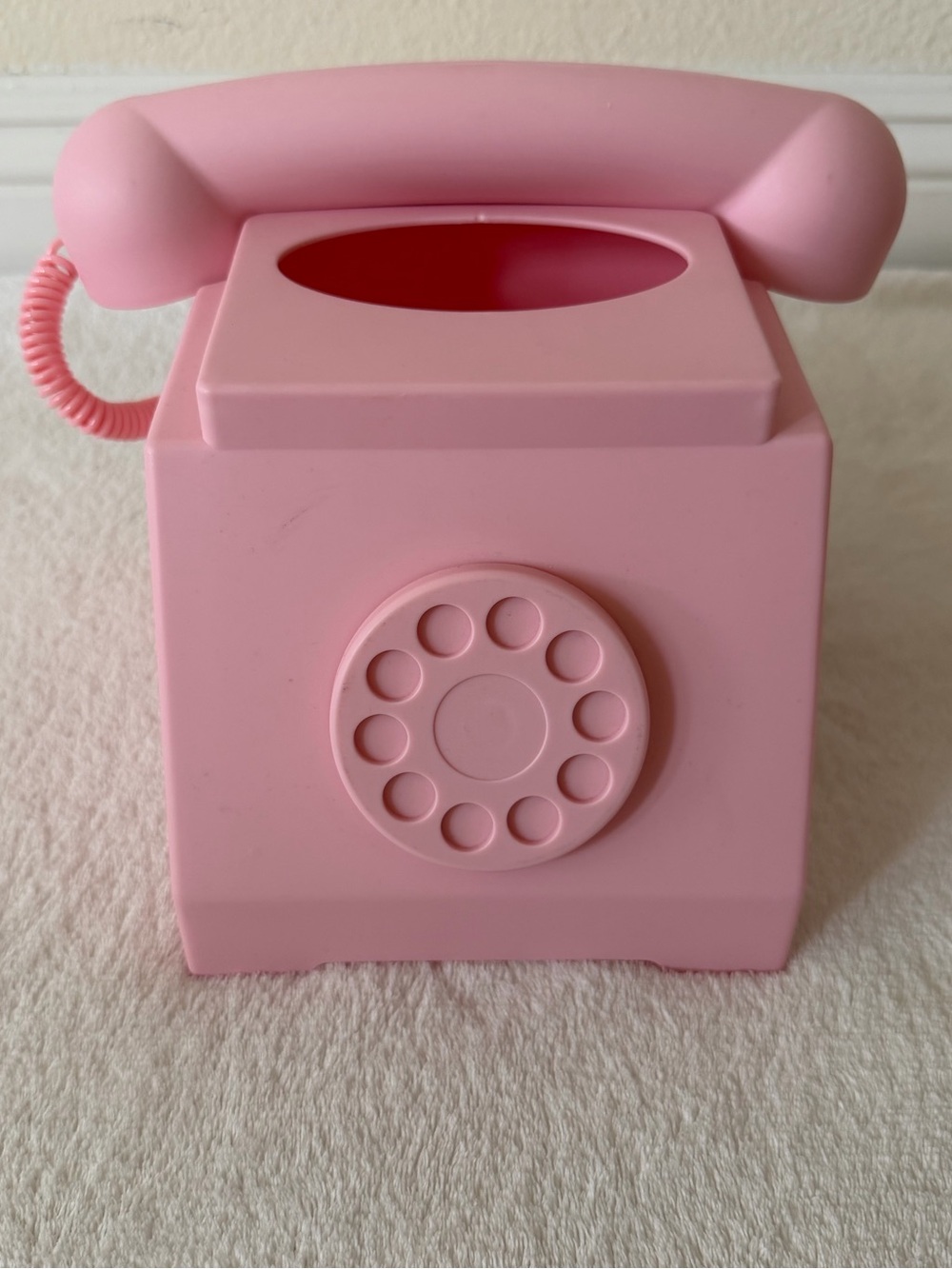 NEW Target Bullseye Retro Phone Tissue Box Cover (pink)